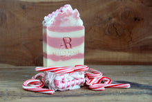 PINK PEPPERMINT CANDY CANE SOAP